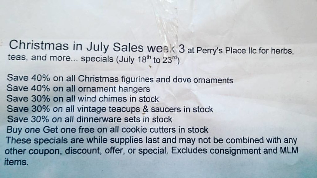 Christmas in July Sales Week 3 christmasinjuly sale per… Flickr