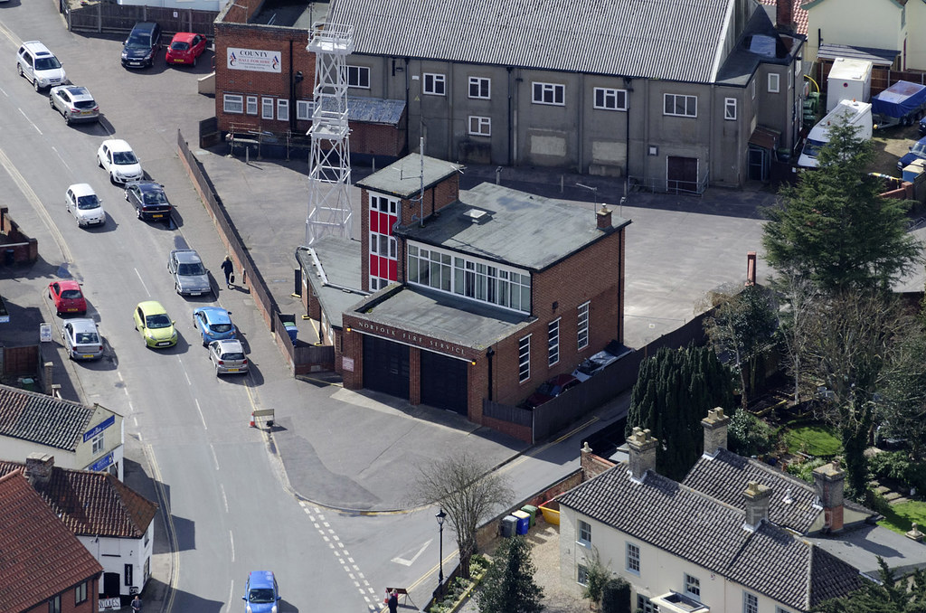 Aylsham aerial image April 2016 Aylsham in Norfolk aer… John