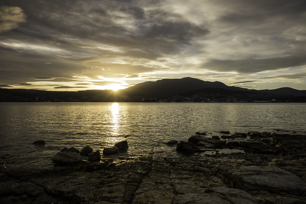New Years Eve sunset 7, Bellerive Bluff Tasmanian.Kris Flickr