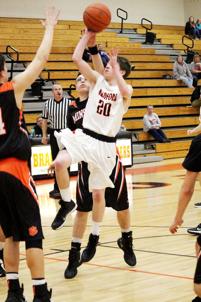 Bradford Varsity Boys Basketball vs. Minster Gaylen "Becky" Blosser Flickr