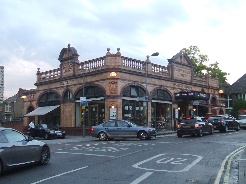 Barons Court Station Barons Court tube station was built i… Flickr