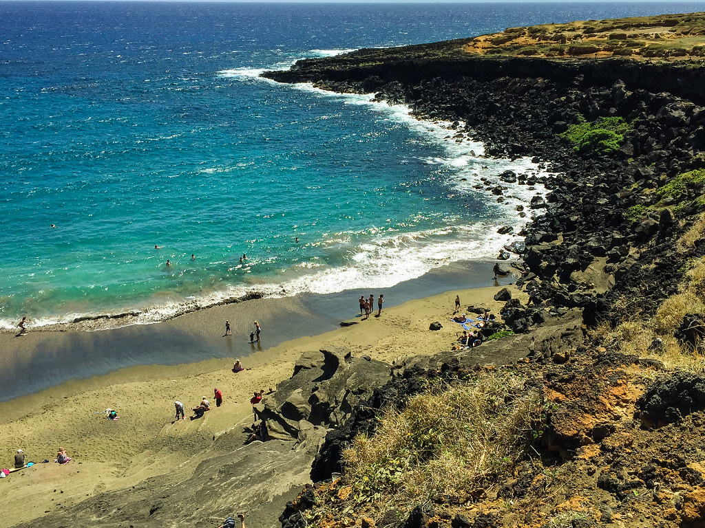 Green beach, Big Island Green beach, Big Island Flickr