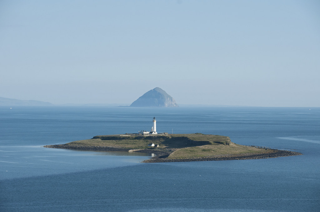 Islands of Pladda and Ailsa Craig from Arran Island, Scotl… Flickr