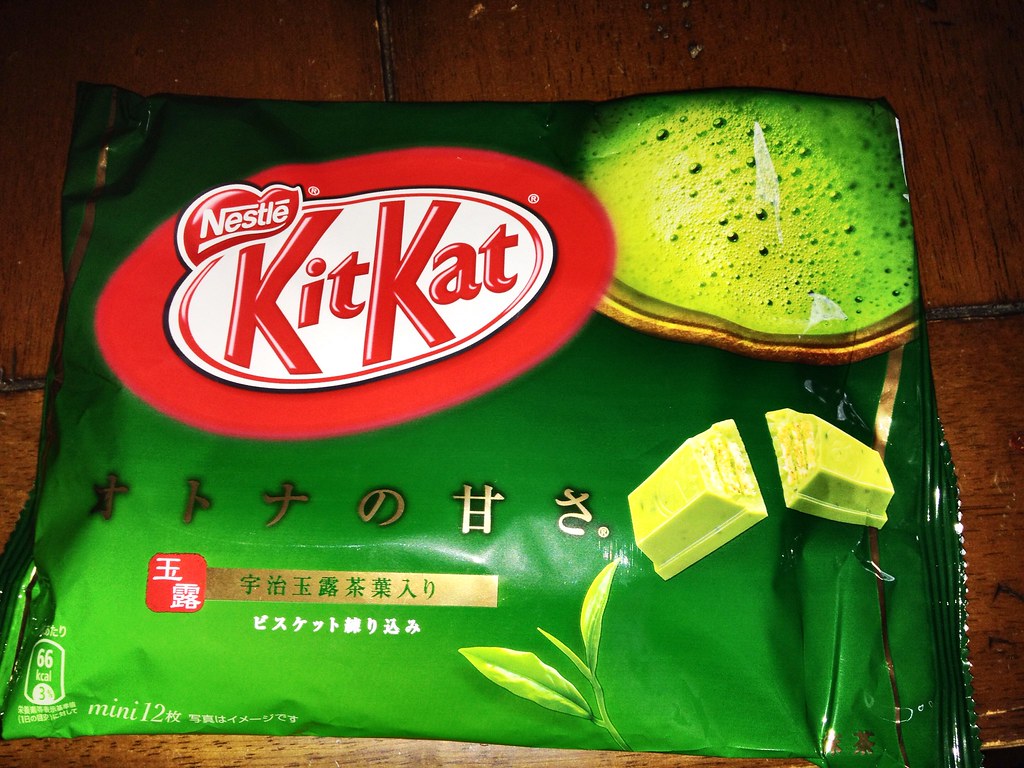 Green tea kit kats came in 💚 top 3 best tasting candies I… Flickr