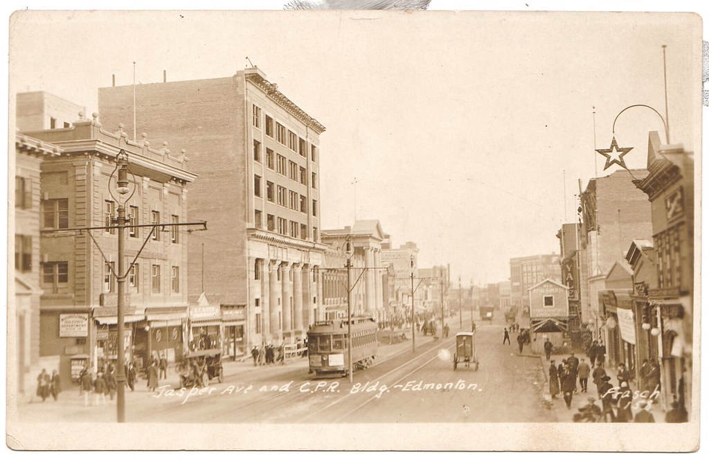 Jasper Ave and CPR building Edmonton Alberta Jason Woodhead Flickr