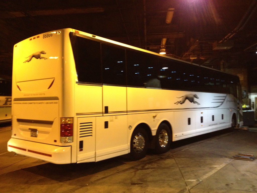 Greyhound VanHool Port Authority Bus Terminal New York, … Flickr