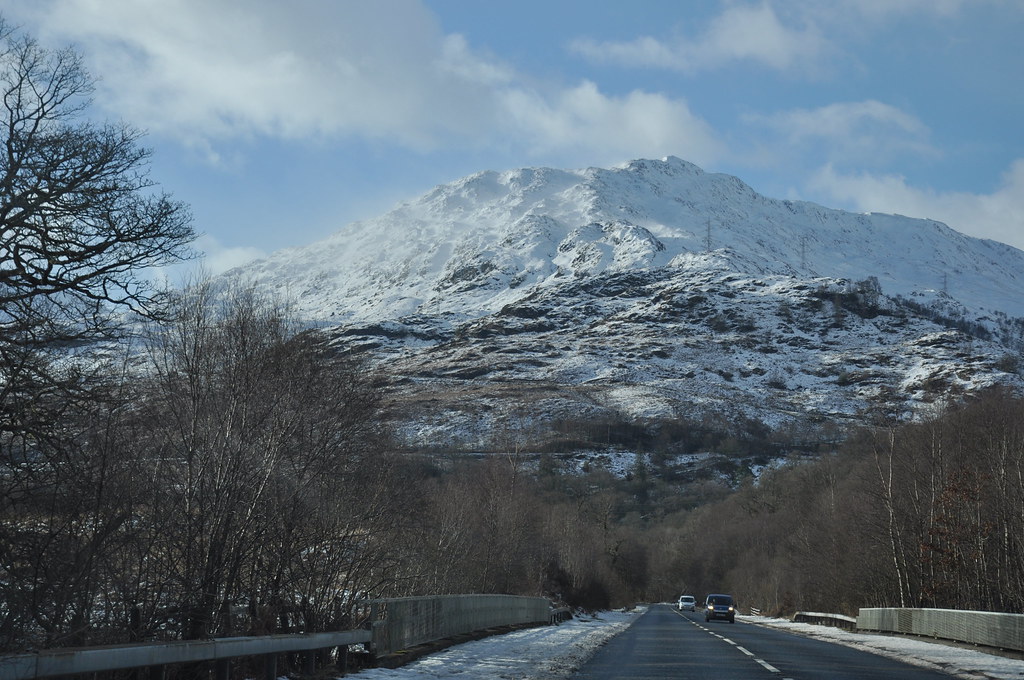 falloch road ben vorlich (I think) as seen from the Falloc… Flickr