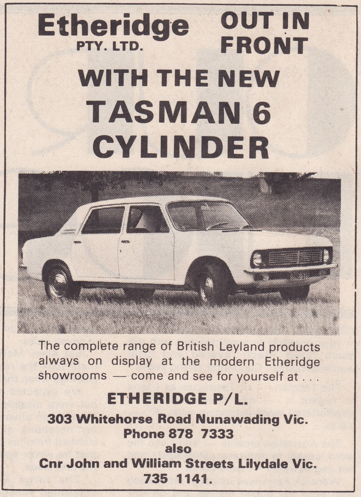 1971 Austin Tasman 6 Ad Australia Covers the 1971 Austin… Flickr