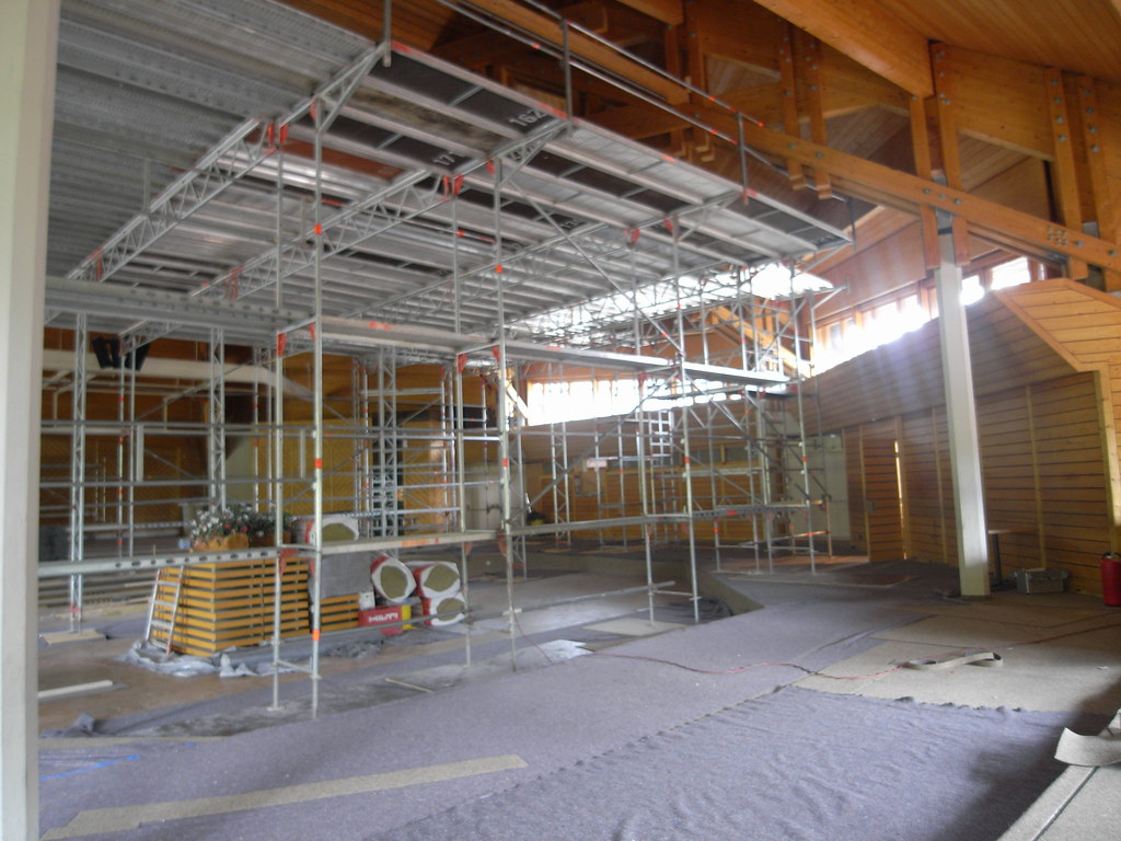 Raumgerüst im Großen Saal zur Erneuerung der Licht und To… Flickr
