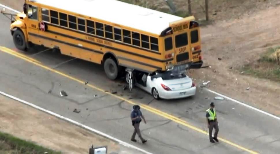 Poudre School District bus rearended by car. Fort Collins… Flickr