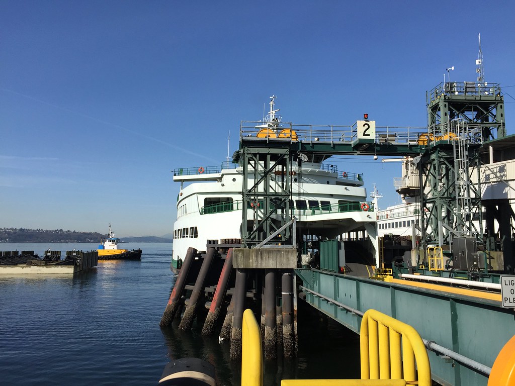 Ferry at Colman Dock for dock trials March 4, 201… Flickr