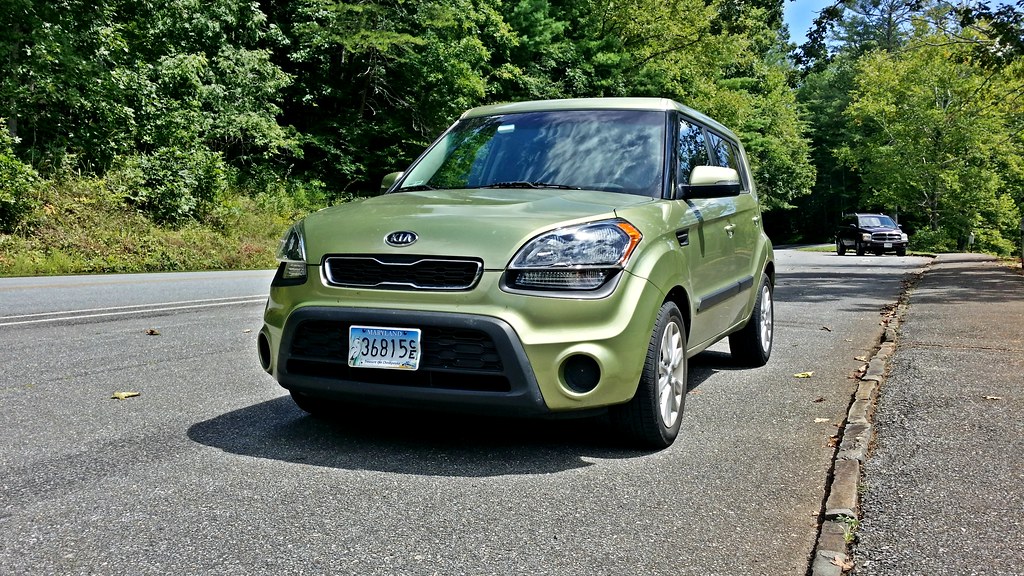 Kia Soul on the Blue Ridge Parkway Kia Soul parked on the … Flickr