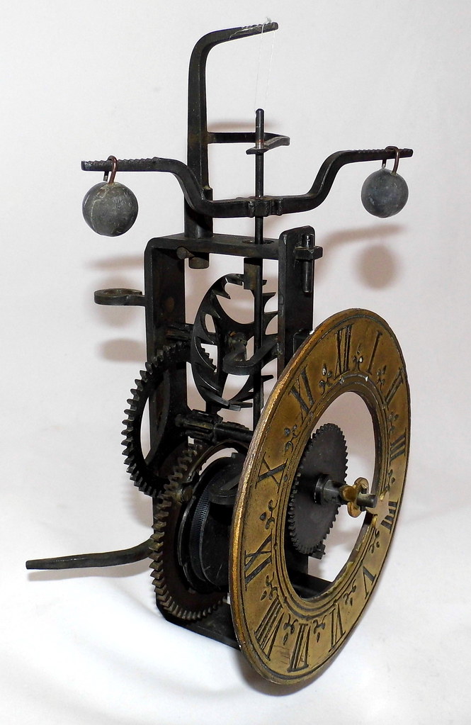 Vintage Reproduction Renaissance Iron Wall Clock With Bras… Flickr