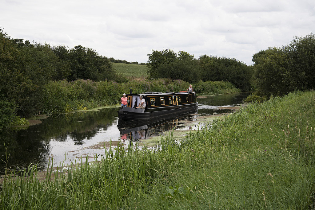 Narrowboat on the River Nene, near Ringstead, Northants Flickr
