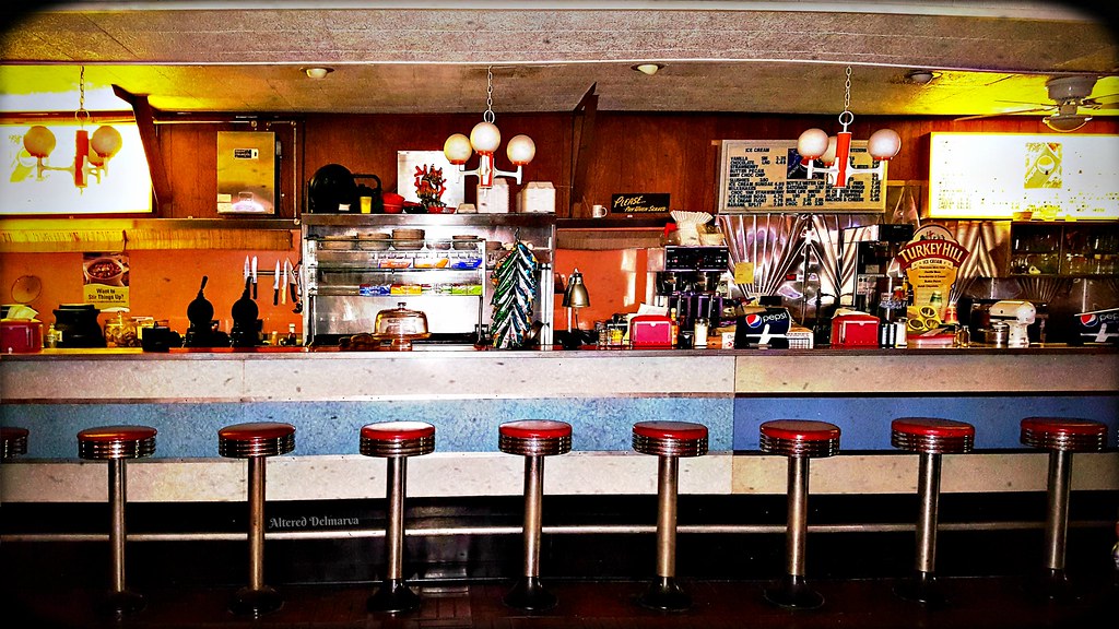 Boardwalk coffee shop & dining counter at Trimper's Inlet … Flickr