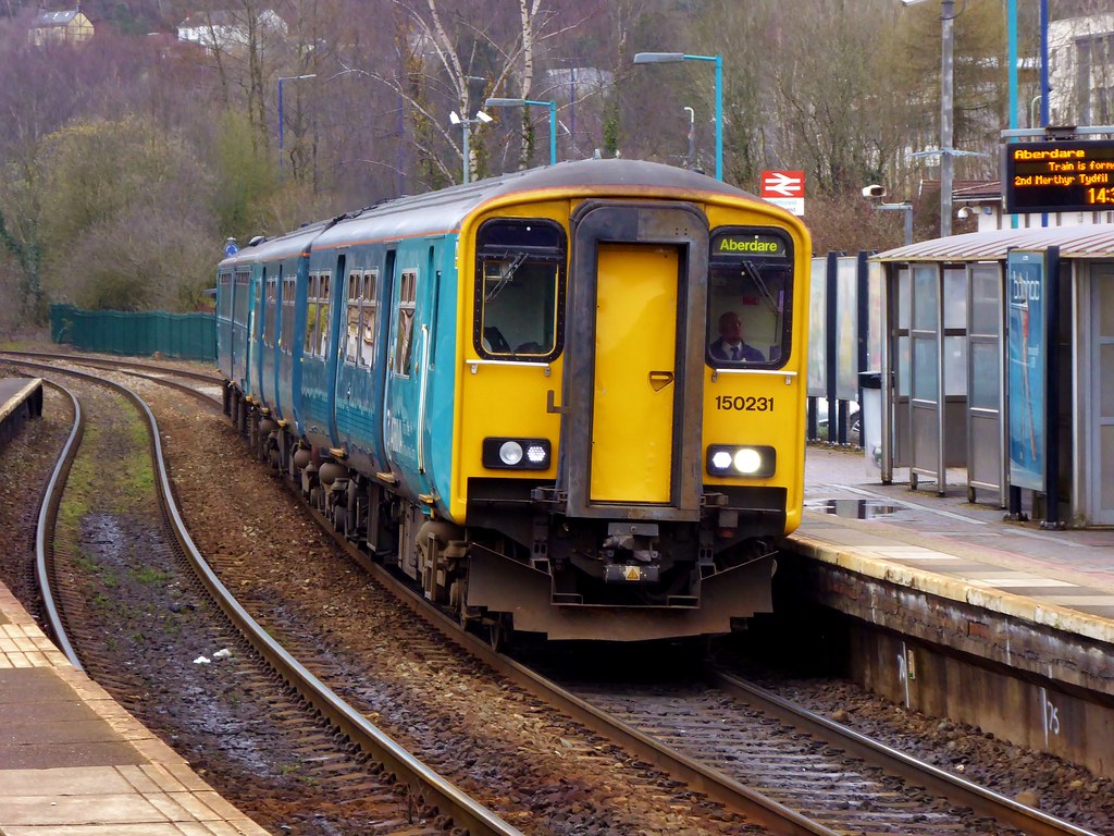 150231 and 143 number 616 Cardiff Central to Aberdare 2A34… Flickr
