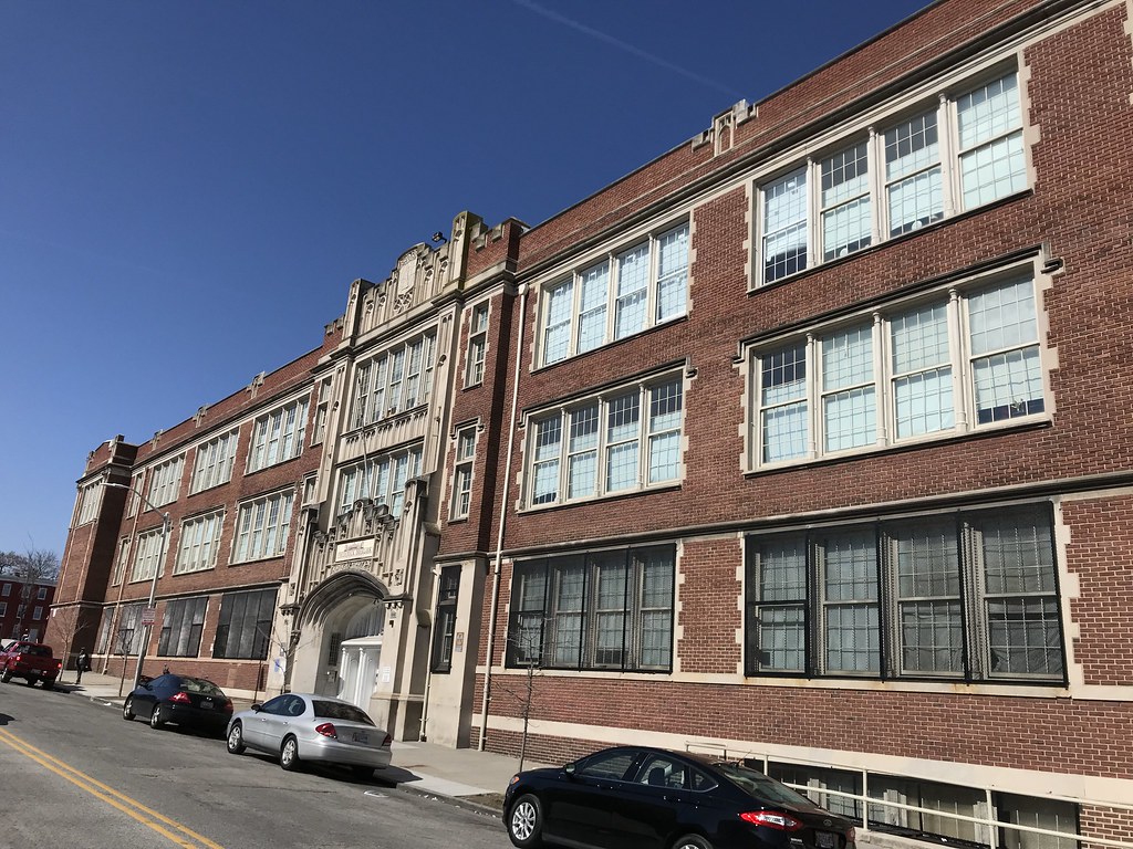 Old Frederick Douglass High School (1924, Owens and Sisco), 1645 N