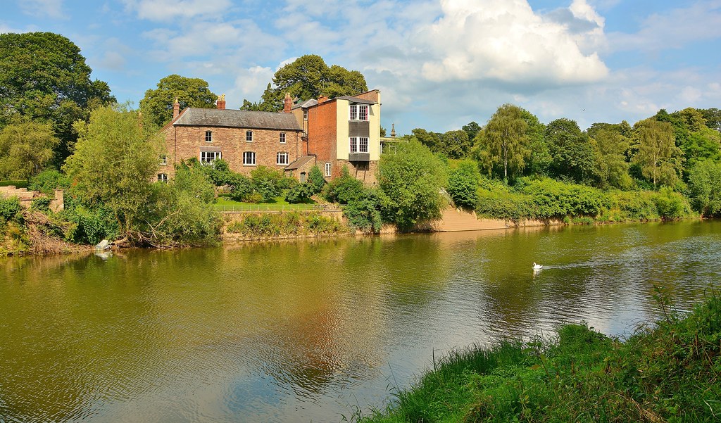 17746 The River Wye, in Hereford, Herefordshire. The River… Flickr