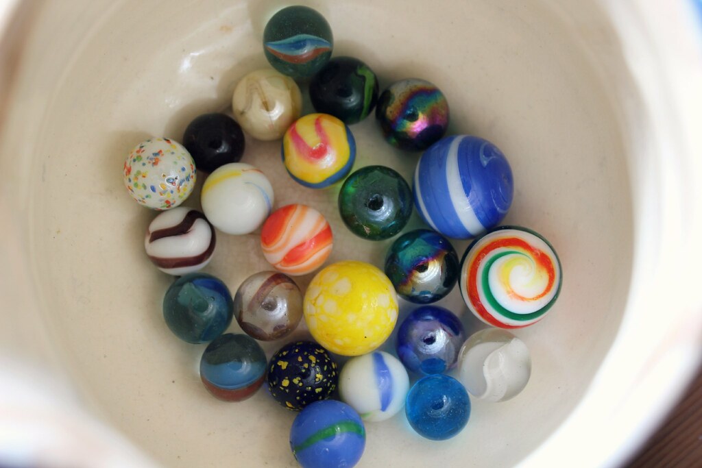 marbles marbles in my jug! love the light the colour and c… Flickr