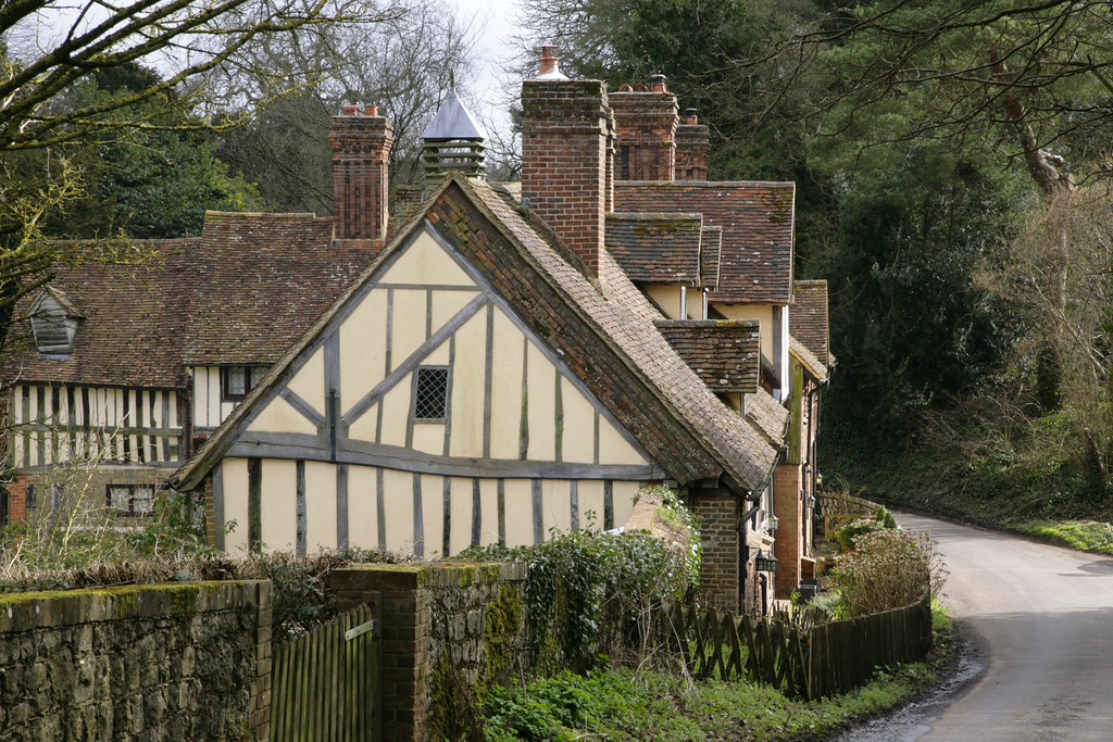 Kentish Lane Ightham Moat cottages on the kent weald www.a… Flickr