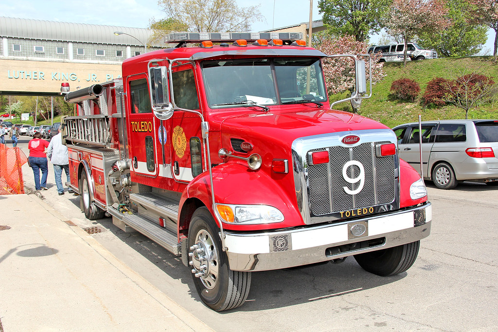 Toledo Fire Truck The Toledo Fire Department often has a t… Flickr