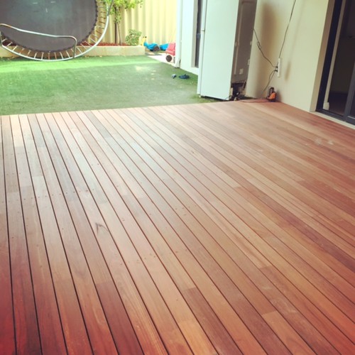 Jarrah decking Stirling Perth This is a jarrah decking w… Flickr