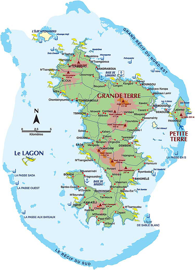 Pain Points À Mayotte Carte de Mayotte Archives Voyages Cartes