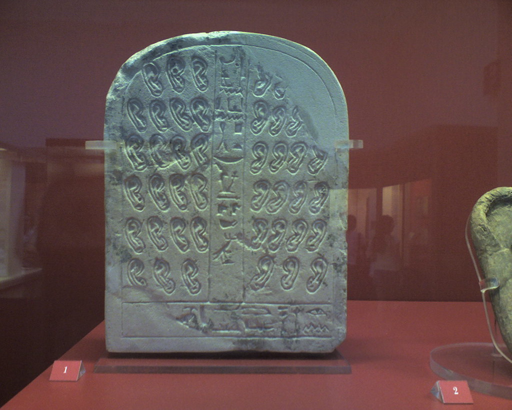 Egyptian ear tablet We spotted this when researching 'Lure… Flickr
