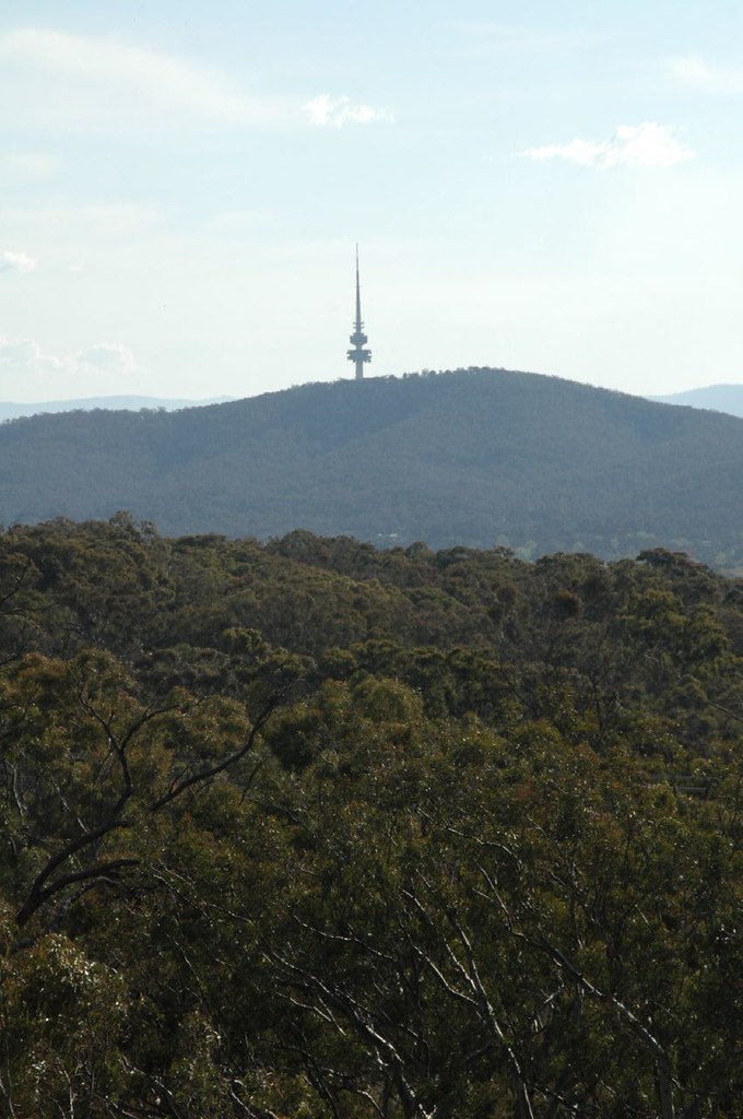 tower view telstra tower from Mt Ainslie Canberra, Oct 200