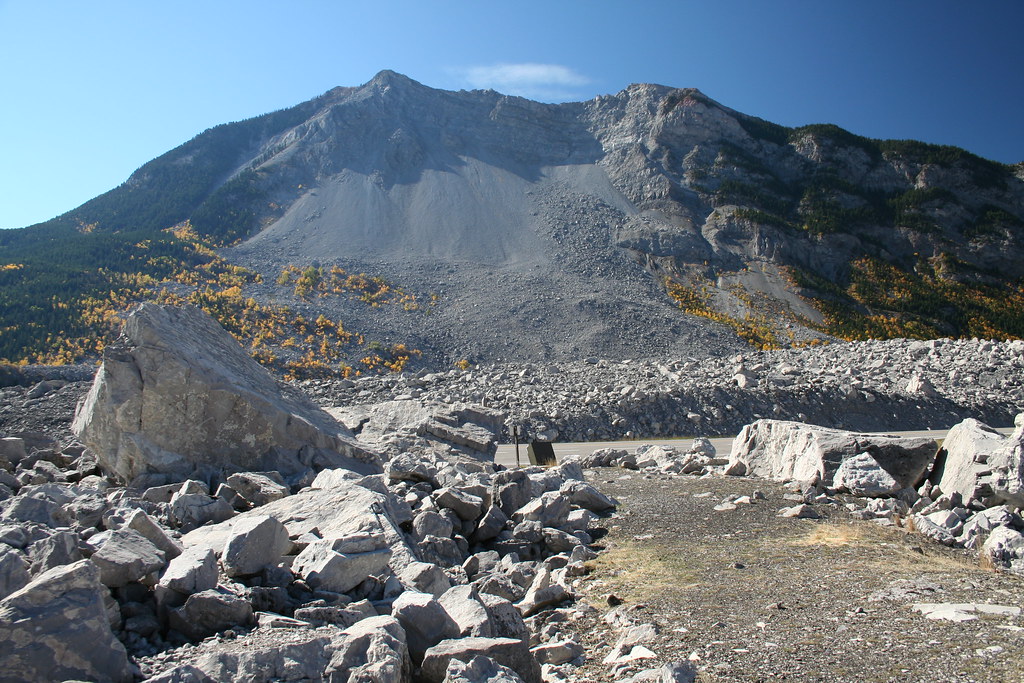 The Frank Slide Turtle Mountain The Frank Slide is a