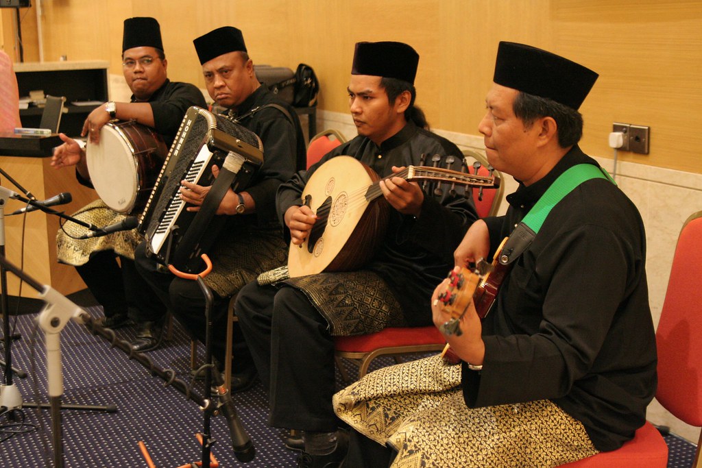 Traditional Malay music band This performance was done aft… Flickr