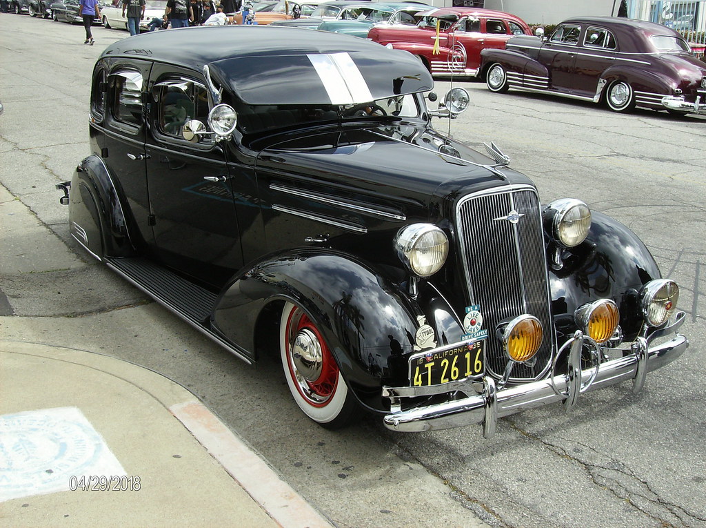 Azusa,Ca. Car Show on Sun. 4/29/18 '35 Chevy 4dr. Pachuco … Flickr