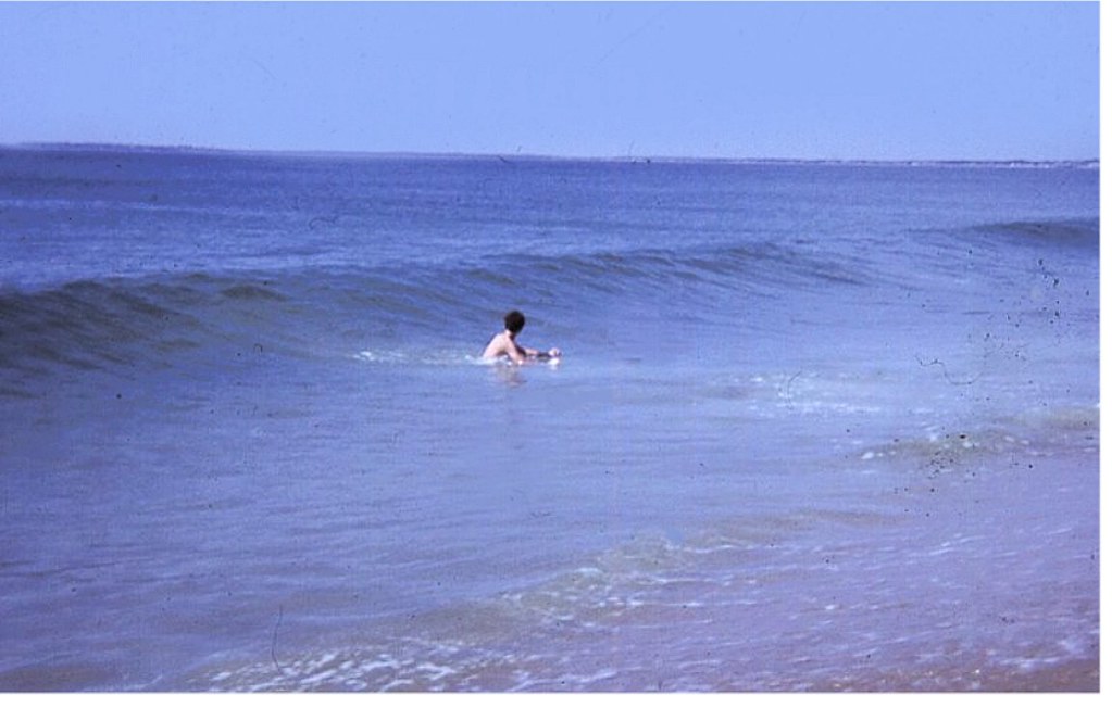 Catching a Wave, Higgins Beach, ME. 1971 From an old slide… Flickr
