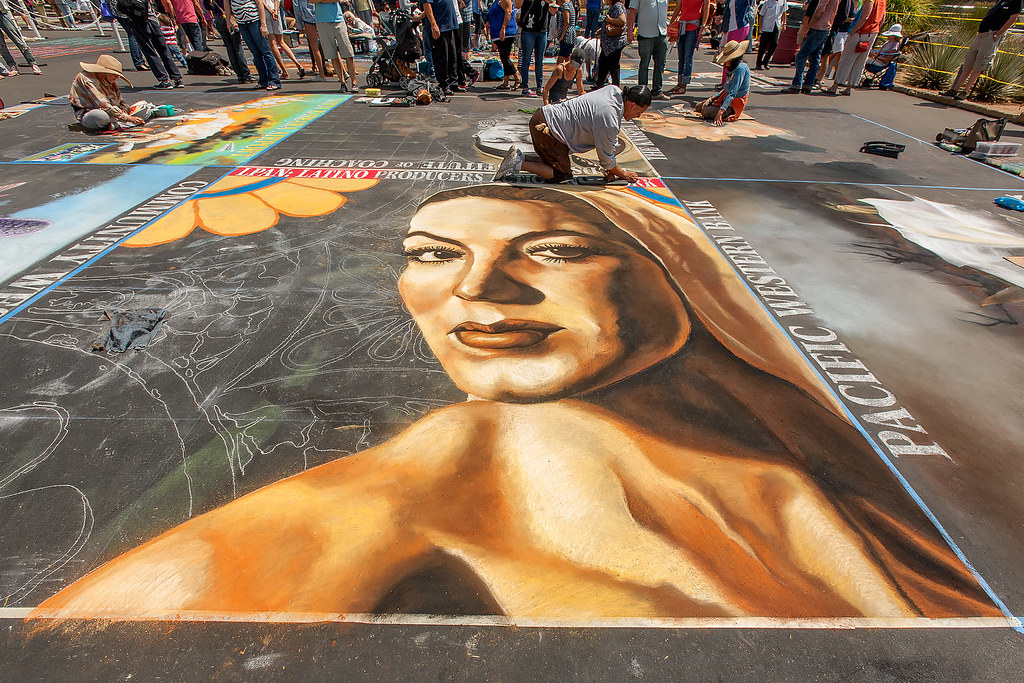 IMG_5687 The annual chalk festival at the Santa Barbara Mi… Flickr
