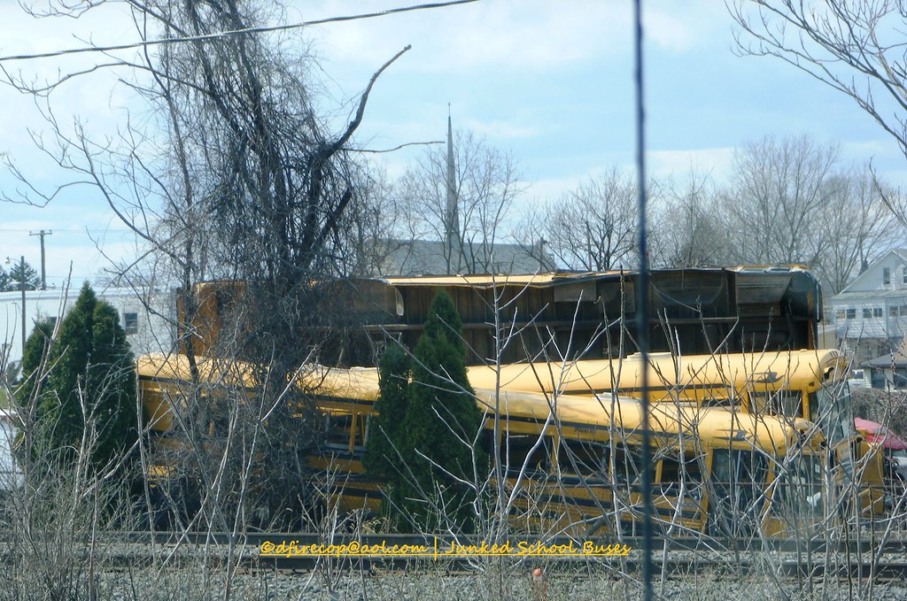 School Buses in New Cumberland, PA Salvage Yard 4515 Flickr