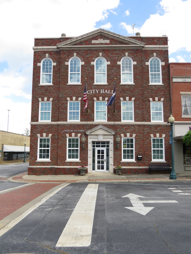 City Hall, Laurens, SC Laurens City Hall Kevin Thomas Boyd Flickr
