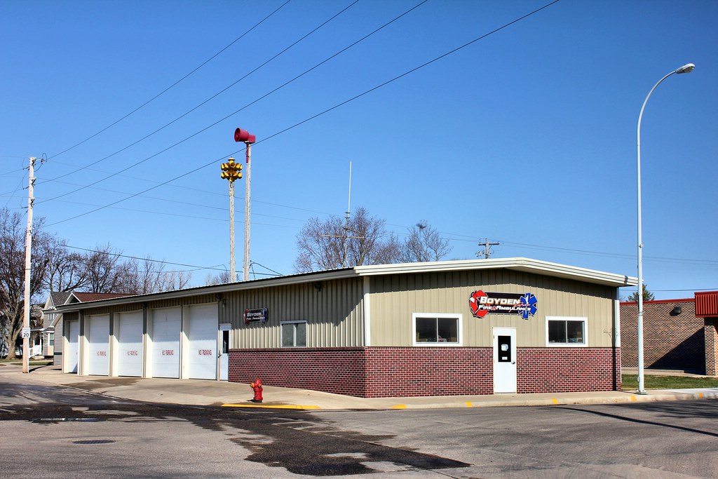 Fire Station Boyden, IA Tom McLaughlin Flickr