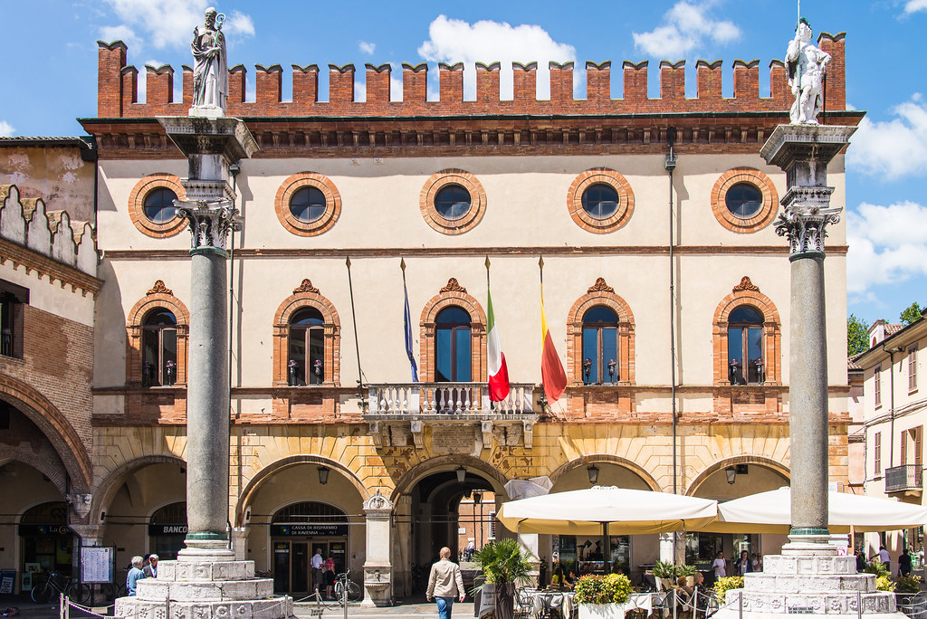 Ravenna Town Hall & Columns Piazza del Poppo Flickr