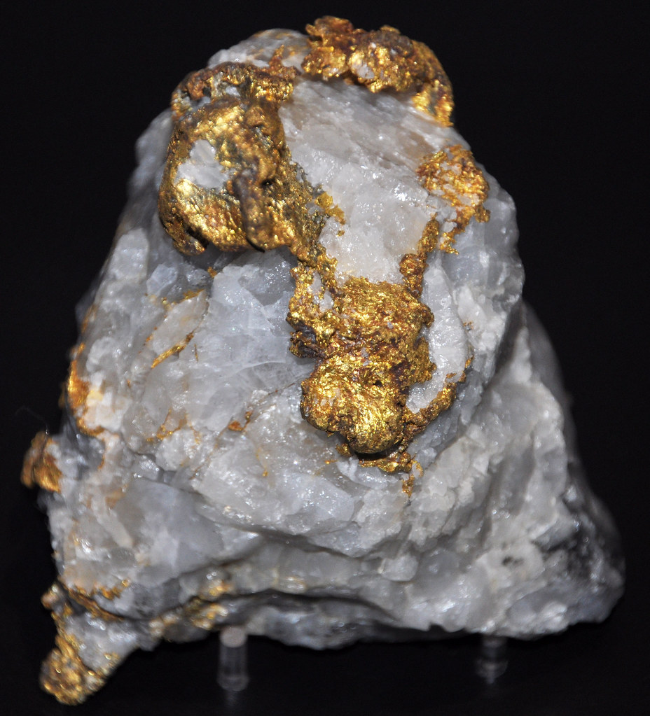 Goldquartz hydrothermal vein (deep subsurface gold mine a… Flickr