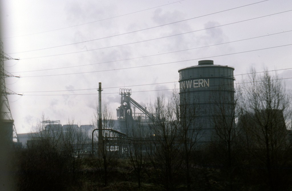 A view of Llanwern steelworks near Newport, taken from a p… Flickr