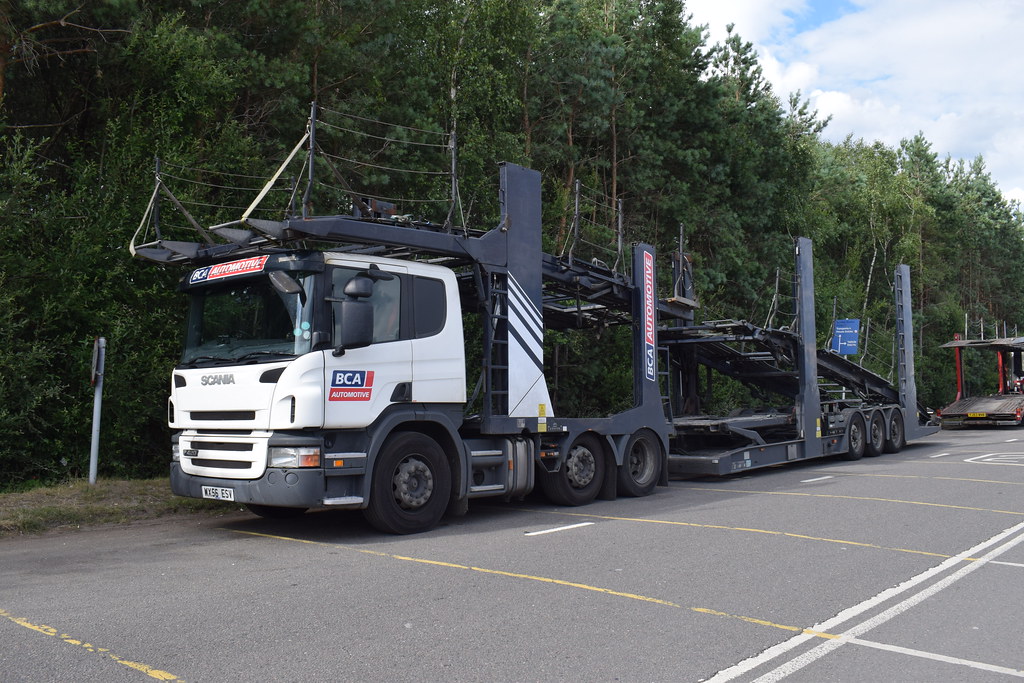 WX56ESV BCA Automotive Scania Car Transporter Blackbushe, … Graham