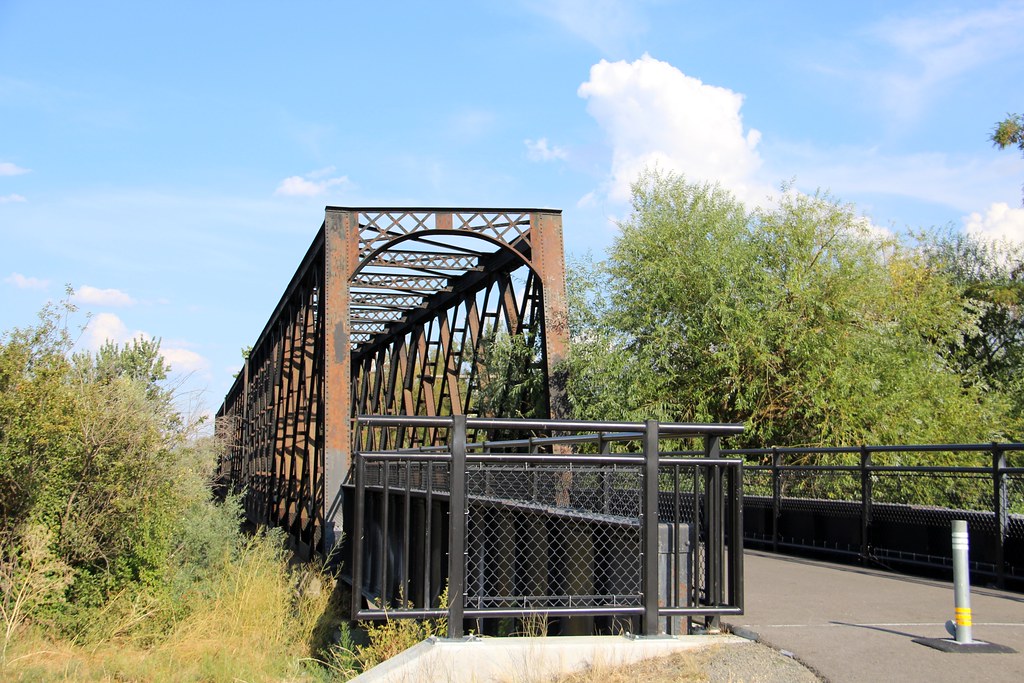 Iron Bridge (Spokane, Washington) Historic railroad bridge… Flickr