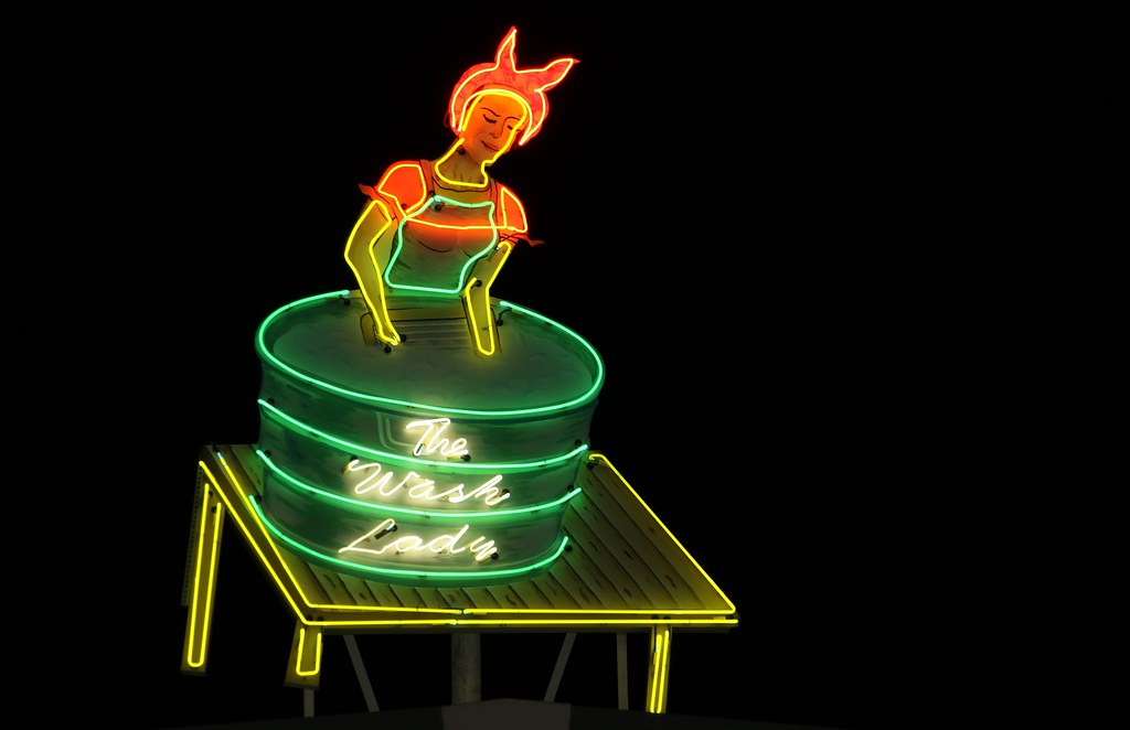 The Tucumcari Wash Lady On Route 66 Tucumcari, New Mexic… Flickr