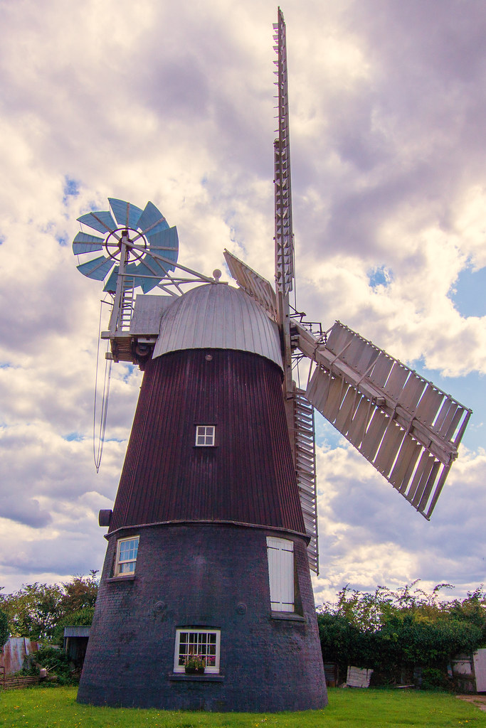 Wicken windmill, Cambridgeshire UK (2) A 'smock' windmill.… Flickr