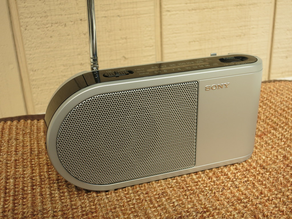 Sony ICF304 AM/FM Portable Radio Made in China James Case Flickr