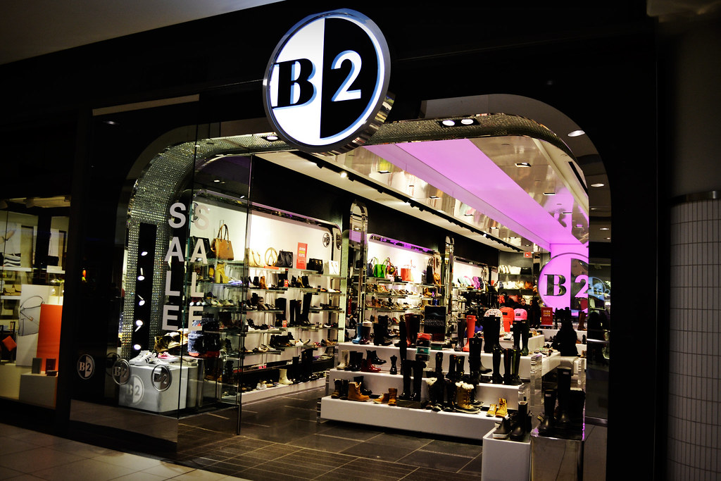 B2 Shoes Store Canada This is a shot of the B2 store in To… Flickr