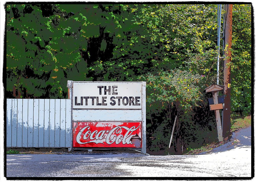 Little Store Sign Bellevue, WA Olympus EP5 Olympus 60mm f… Flickr