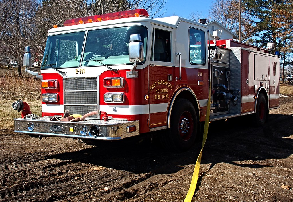 East Bloomfield, NY brush fire Flickr