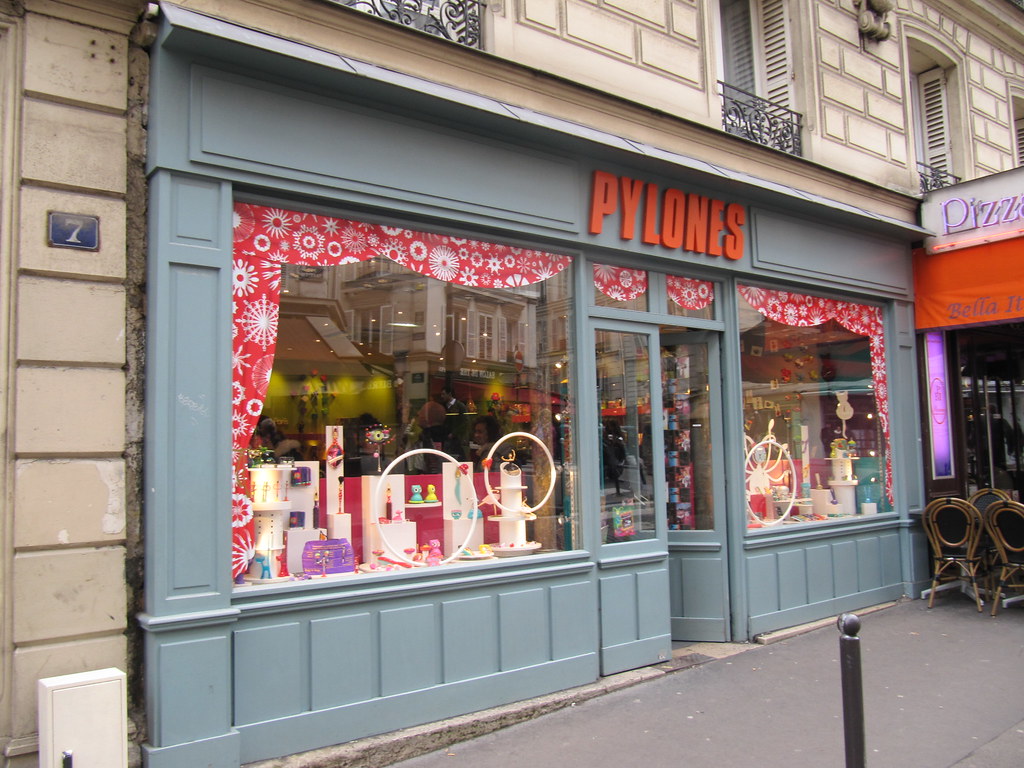 Pylones Paris, France. There is one of these shops in Brig… Flickr