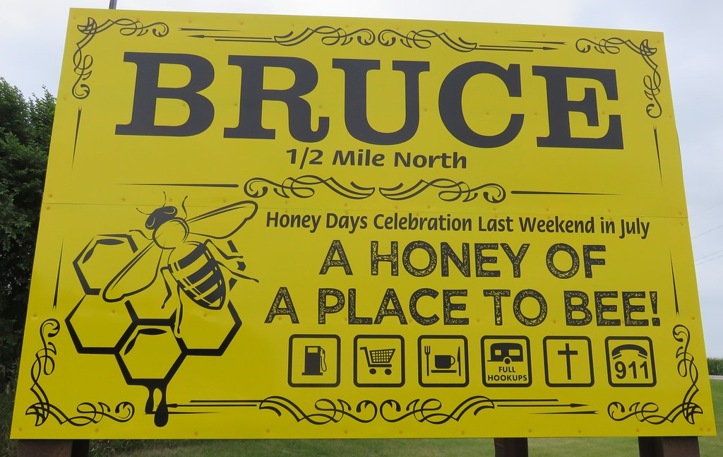 Elevation of Bruce, SD, USA Topographic Map Altitude Map